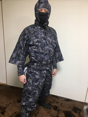 忍者衣装(グレー)